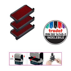 BLISTER DA 3 TAMPONI 6/4912 ROSSOTRODAT COD. 1495