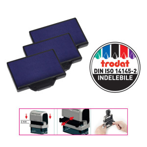 BLISTER DA 3 TAMPONI 6/56 BLU TRODAT COD. 1530