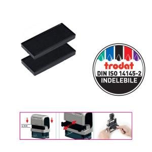BLISTER 2 TAMPONI 6/4931 NERO TRODAT COD. 35057.