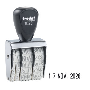 TIMBRO 1020 MANUALE DATARIO 5MM TRODAT COD. 54239.