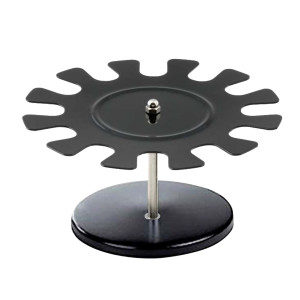 PORTATIMBRI CIRCOLARE 12POSTI NERO IN METALLO KOALA COD. 7203