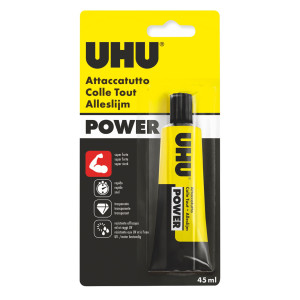 COLLA TRASPARENTE EXTRAFORTE UHU POWER 45ML COD. 34256