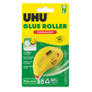 COLLA A NASTRO DRYCLEAN ROLLER 6.5MMX8.5MT PERMANENTE IN BLISTER UHU COD. 64231