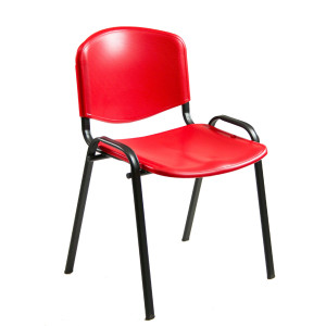 SEDIA ATTESA DADO D5SP ROSSO SENZA BRACCIOLI COD. D5PS/RO