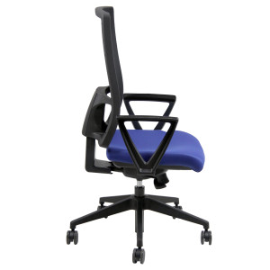 SEDUTA OPERATIVA NEREIDE NDAE BLU CON BRACCIOLI FISSI COD. NDAE/BRK/EB