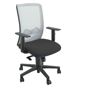SEDUTA OPERATIVA NATHAN NTHBR NERO/BIANCO CON BRACCIOLI REGOLABILI COD. NHAT/BRF/EN/Q