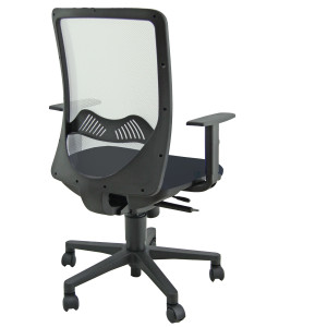 SEDUTA OPERATIVA NATHAN NTHBR NERO/BIANCO CON BRACCIOLI REGOLABILI COD. NHAT/BRF/EN/Q