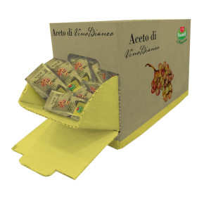 250 BUSTINE MONODOSE ACETO DI VINO DA 5ML - VIANDER COD. 09030