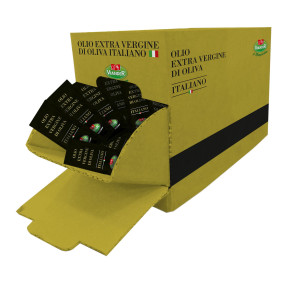100 BUSTINE MONODOSE OLIO EXTRA VERGINE D'OLIVA ITALIANO DA 10ML - VIANDER COD. 09042