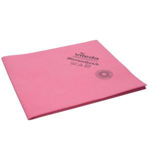CONF. 5 PANNI R-MICRONQUICK ROSSO 38X40CM IN MICROFIBRA VILEDA COD. 170632