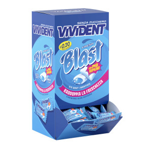 CHEWING GUM VIVIDENT FRESH BLAST SCATOLA 200PZ PERFETTI COD. 09657801