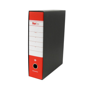 REGISTRATORE STARLINE ROSSO DORSO 8 F.TO PROTOCOLLO