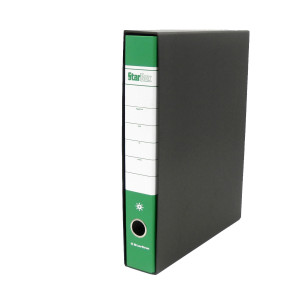 REGISTRATORE STARBOX  VERDE DORSO 5 F.TO PROTOCOLLO