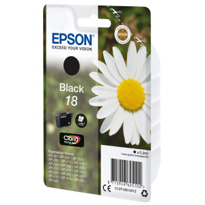 CARTUCCIA NERO (A PIGMENTI)EPSON CLARIA HOME SERIE 18/MARGHERITA IN CONF. BLIST COD. C13T18014012