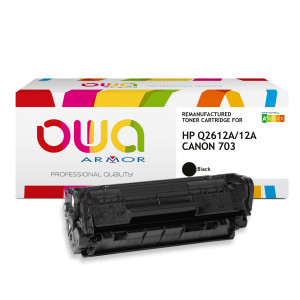 TONER NERO ARMOR PER HP LASERJET 1010 1012 1015 1020 1022 M1005 AIO 3015 COD. K11997