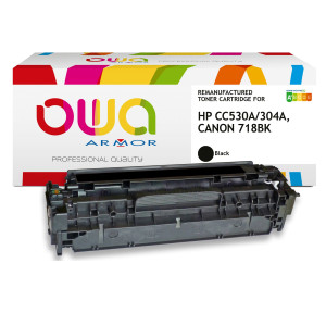 TONER NERO ARMOR PER HP COLOR LASERJET CP2020 CP2025 CM2320 CM2720 COD. K15132