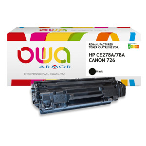 TONER NERO ARMOR PER HP LASERJET P1566, 1601 COD. K15356