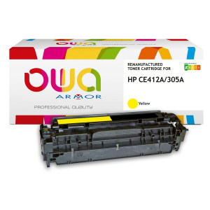 TONER GIALLO ARMOR PER HP CLJ PRO300 M351, M375, PRO400 M451, M475 COD. K15582OW