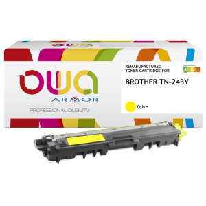 ARMOR TONER COMPATIIBILE GIALLO PER BROTHER TN-243_1.000 PAG COD. K18600OW
