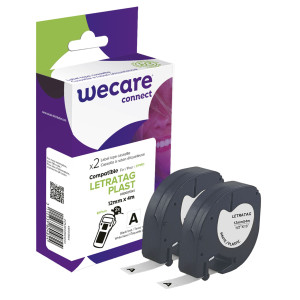 ARMOR NASTRO COMPATIBILE PER IN PLASTICA DYMO LETRATAG 12MMX4M BIANCO COD. K80005W4