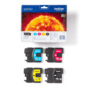 VALUE PACK NERO CIANO MAGENTA GIALLO DCP-145C COD. LC-980V.PACK