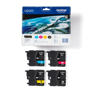 VALUE PACK NERO CIANO MAGENTA GIALLO DCP-J315W COD. LC-985VALBP