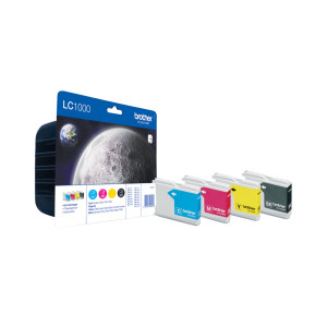 VALUE PACK NERO CIANO MAGENTA GIALLO DCP130C DCP330C DCP540CN DCP750CW BLISTER COD. LC1000VALBP