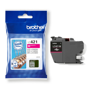 BROTHER CARTUCCIA MAGENTA DA 200 PAGINE PER DCPJ1050DW E MFCJ1010DW COD. LC421M