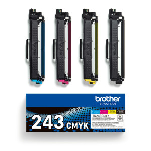 BROTHER TONER MULTIPACK TONER CIANO, MAGENTA, GIALLO, NERO DA CIRCA 1.000 PAGINE COD. TN243CMYK