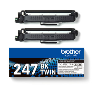 BUNDLE DI 2 TONER NERO TN-247 DA 3.000 PAGINE/CAD COD. TN247BKTWIN