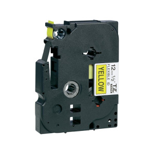 NASTRO LAM. FLESSIBILE TZE-FX631 12MMX8MT NERO/GIALLO COD. TZEFX631