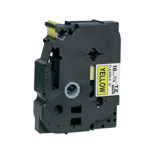 NASTRO LAM. FLESSIBILE TZE-FX641 18MMX8MT NERO/GIALLO COD. TZEFX641