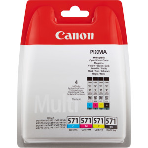 CANON CLI-571 C/M/Y/BK MULTIPACK COD. 0386C005