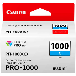 CARTUCCIA CIANO PER CANON PFI-1000 COD. 0547C001