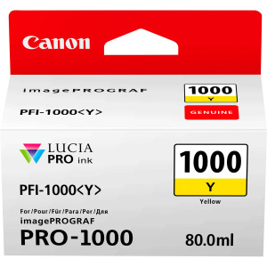 CARTUCCIA GIALLO PER CANON PFI-1000 COD. 0549C001