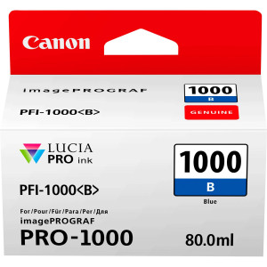 CARTUCCIA BLU PER CANON PFI-1000 COD. 0555C001