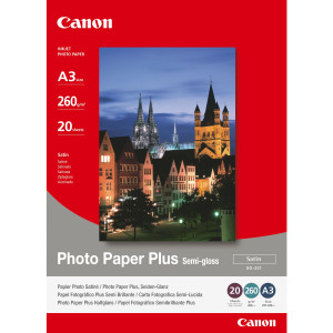 CANON CARTA FOTOGRAFICA SEMI LUCIDA SG-201 260G/M2 A3 20 FOGLI COD. 1686B026
