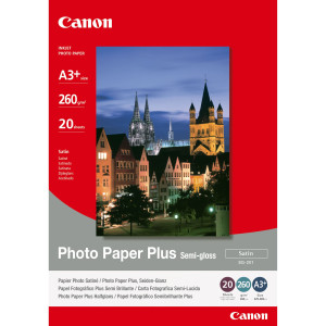 CANON CARTA FOTOGRAFICA PLUS SEMI GLOSS SG-201 A3+ 20FOGLI 260G/M2 COD. 1686B032