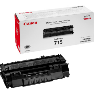 TONER NERO LBP3310 LBP3370 CRG 715 CAPACITA' STANDARD COD. 1975B002