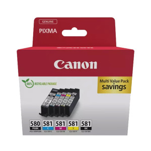 CANON CARTUCCIA CLI-581 C/M/Y/BK MULT.SEC COD. 2103C006