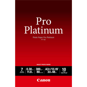 CANON CARTA FOTOGRAFICA PRO PLATINUM PT-101 300G/M2 A3+ 10FOGLI COD. 2768B018