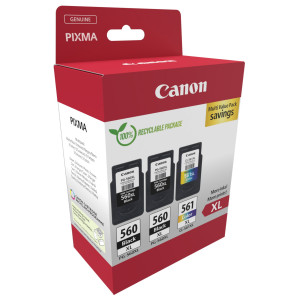 CANON CARTUCCIA INK MULTIPACK PG-560XLX2/CL-561XL COD. 3712C009