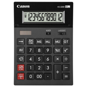 CALCOLATRICE DA TAVOLO CANON AS-2200 HB COD. 4584B001