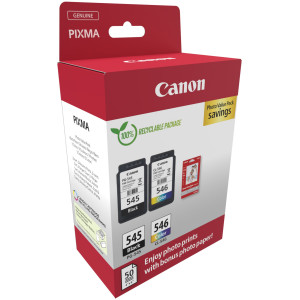 CANON CARTUCCIA INK PG-545/CL-546+ CONF. FOGLI COD. 8287B008