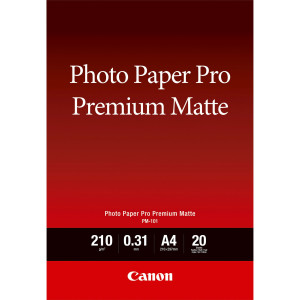 CARTA FOTOGRAFICA CANON PREMIUM OPACA PM-101 A4 - 20 FOGLI COD. 8657B005