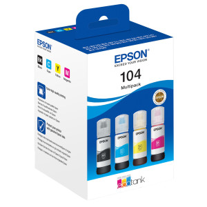 EPSON ECOTANK 104 MULTIPACK BK/C/M/G COD. C13T00P640