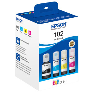 EPSON ECOTANK 102 MULTIPACK BK/C/M/G COD. C13T03R640