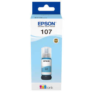 EPSON CARTUCCIA ECOTANK 107 CIANO CHIARO COD. C13T09B540