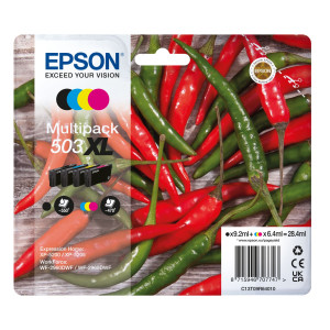 EPSON MULTIPACK 503XL PEPERONCINO BK/C/M/Y COD. C13T09R64010