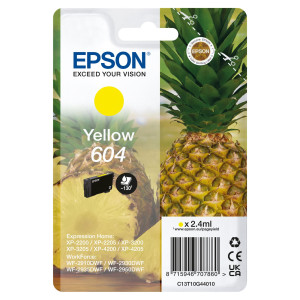 EPSON CARTUCCIA 604 ANANAS GIALLO 2,4 ML COD. C13T10G44010